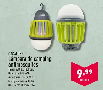 ALDI CASALUX® Lámpara de camping antimosquitos oferta