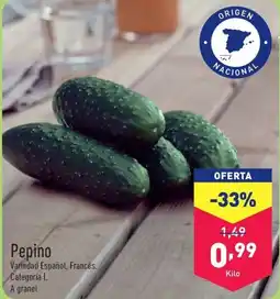 ALDI Pepino oferta
