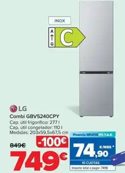 Carrefour LG Combi GBV5240CPY oferta