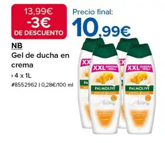 Costco NB Gel de ducha en crema oferta