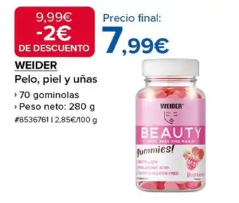 Costco WEIDER Pelo, piel y uñas oferta