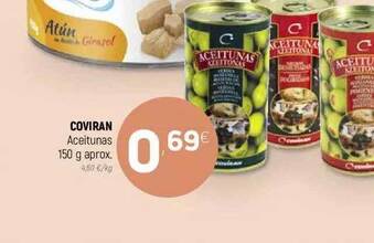 Coviran Coviran Aceitunas 150g aprox oferta