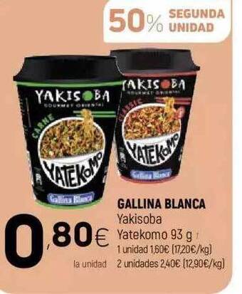 Coviran Gallina Blanca Yakisoba Yatekomo 93g oferta