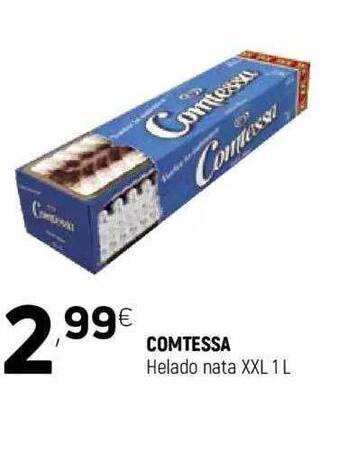 Coviran Comtessa Helado nata XXL 1L oferta