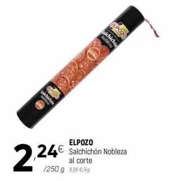 Coviran Elpozo Salchichón Nobleza Al Corte oferta