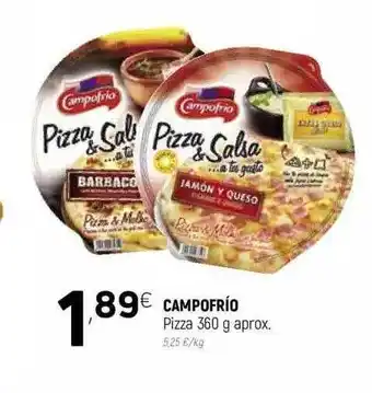 Coviran Campofrío Pizza 360g aprox. oferta