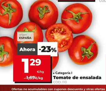 Dia Tomate de ensalada oferta