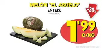 AhorraMas El abuelo - melón oferta