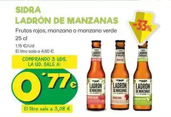 AhorraMas Ladrón de manzanas - sidra oferta