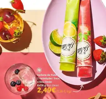 Lidl Bon gelati - sorbete de fruta oferta