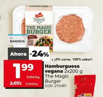 Dia Hamburguesa vegana 2 x 200g oferta