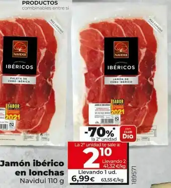 Dia Jamón ibérico navidul oferta
