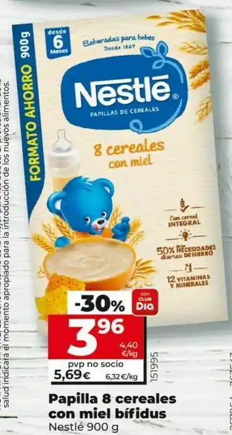 Dia Papilla de cereales nestlé oferta