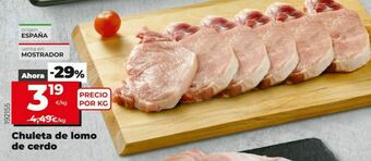 Dia Chuletas de cerdo oferta