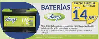 Aurgi Aurgi - baterias oferta