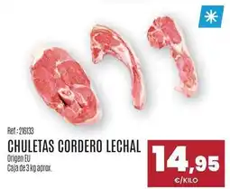 Makro Origen - chuletas cordero lechal oferta