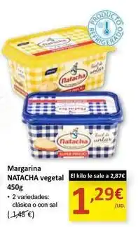 SPAR Natacha - margarina vegetal oferta