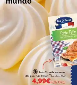 Lidl Duc de coeur - tarta tatin de manzana oferta