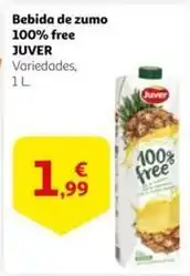 Alcampo Juver - bebida de zumo 100% free oferta