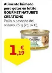 Alcampo Gourmet - nature's alimento húmedo para gatos en latta oferta