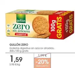 Supermercados Plaza GULLÓN ZERO oferta