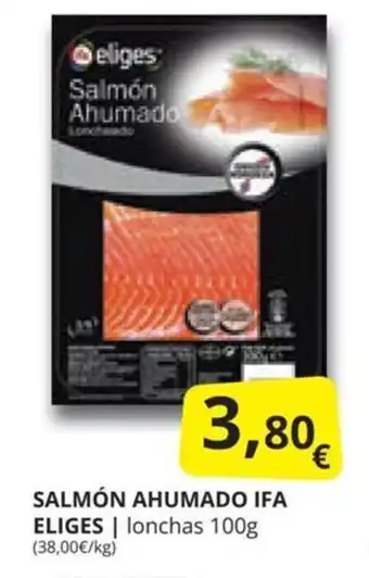 Supermercados MAS SALMÓN AHUMADO IFA ELIGES oferta