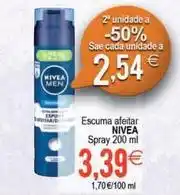 Plenus Supermercados Nivea - escuma afeitar spray oferta