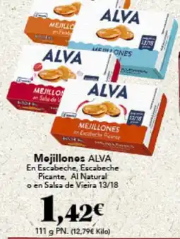Gadis Mejillones ALVA oferta