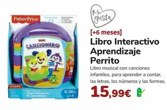 Carrefour Libro interactivo aprendizaje perrito oferta