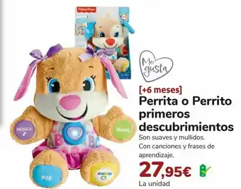 Carrefour Perrita o perrito primeros descubrimientos oferta