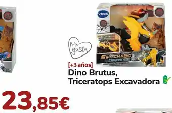 Carrefour Dino brutus, triceratops excavadora oferta