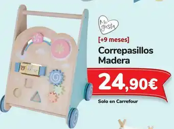 Carrefour Correpasillos madera oferta