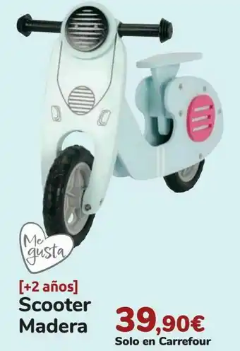 Carrefour Scooter madera oferta