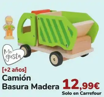 Carrefour Camión basura madera oferta