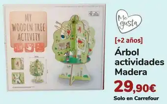Carrefour Árbol actividades madera oferta