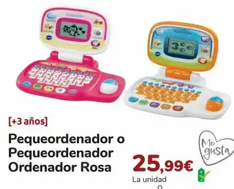Carrefour Pequeordenador o pequeordenador ordenador rosa oferta