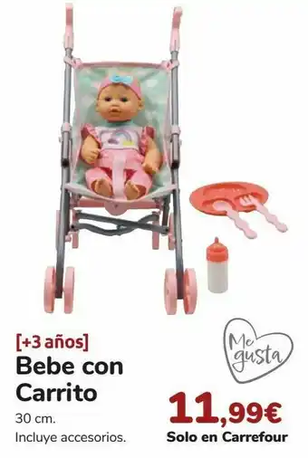 Carrefour Bebe con carrito oferta