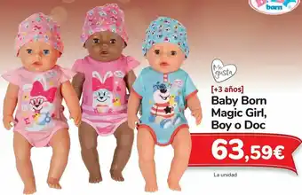 Carrefour Baby born magic girl, boy o doc oferta