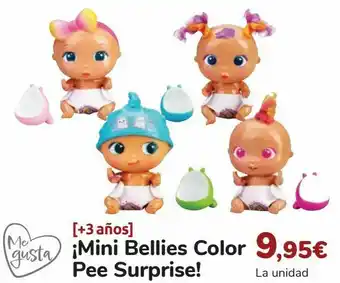 Carrefour ¡mini bellies color pee surprise! oferta