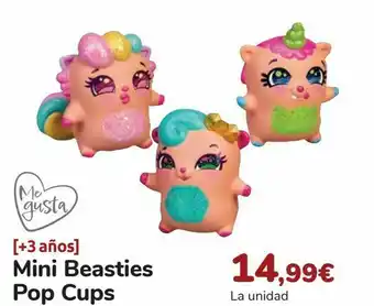 Carrefour Mini beasties pop cups oferta