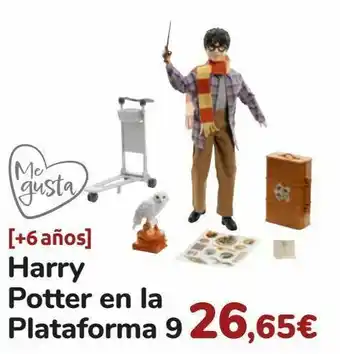 Carrefour Harry potter en la plataforma 9 oferta