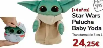Carrefour Star wars peluche baby yoga oferta
