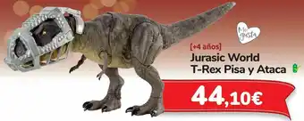 Carrefour Jurasic world t-rex pisa y ataca oferta