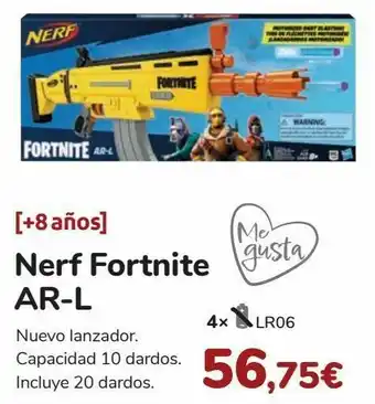 Carrefour Nerf fornite ar-l oferta