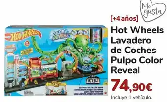 Carrefour Hot wheels lavadero de coches pulpo color reveal oferta