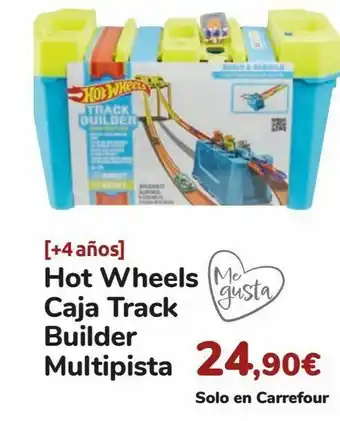 Carrefour Hot wheels caja track builder multipista oferta