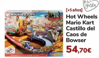 Carrefour Hot wheels mario kart castillo del caos de bowser oferta