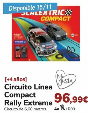 Carrefour Circuito línea compact rally extreme oferta