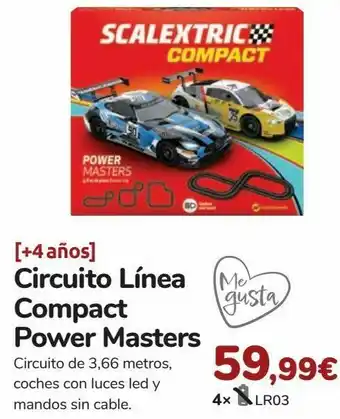 Carrefour Circuito línea compact power maters oferta