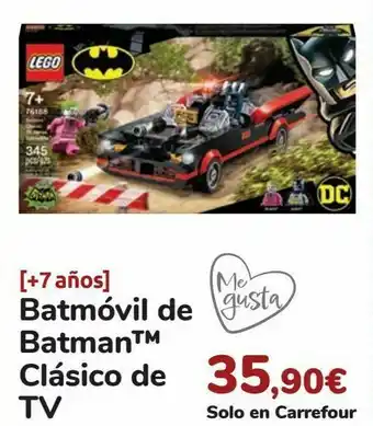 Carrefour Batmóvil de batman clásico de tv oferta